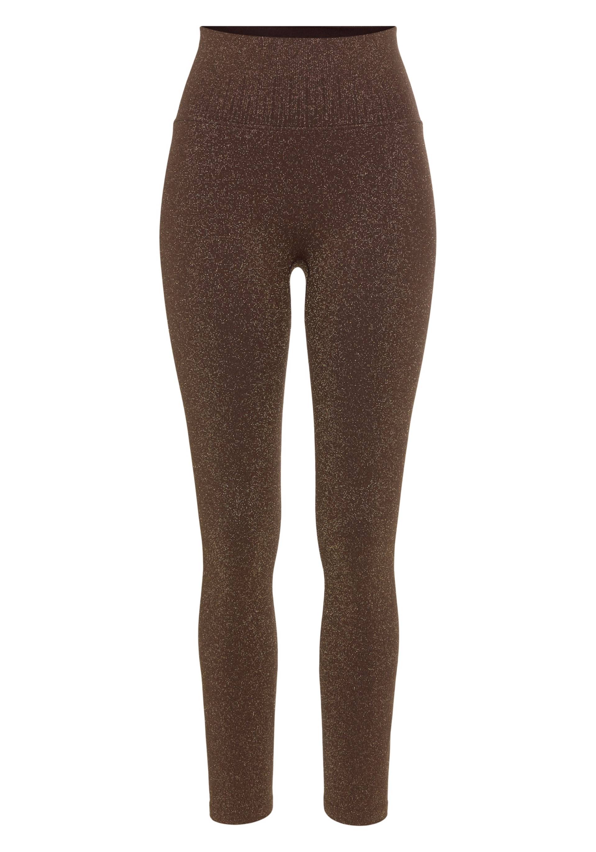 Seamless Leggings in gold von LASCANA