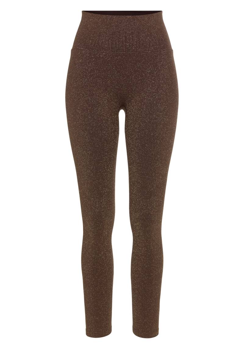 Seamless Leggings in gold von LASCANA