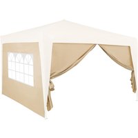 Seitenwände Faltpavillon 2er-Set Beige 3x2m von Deuba®