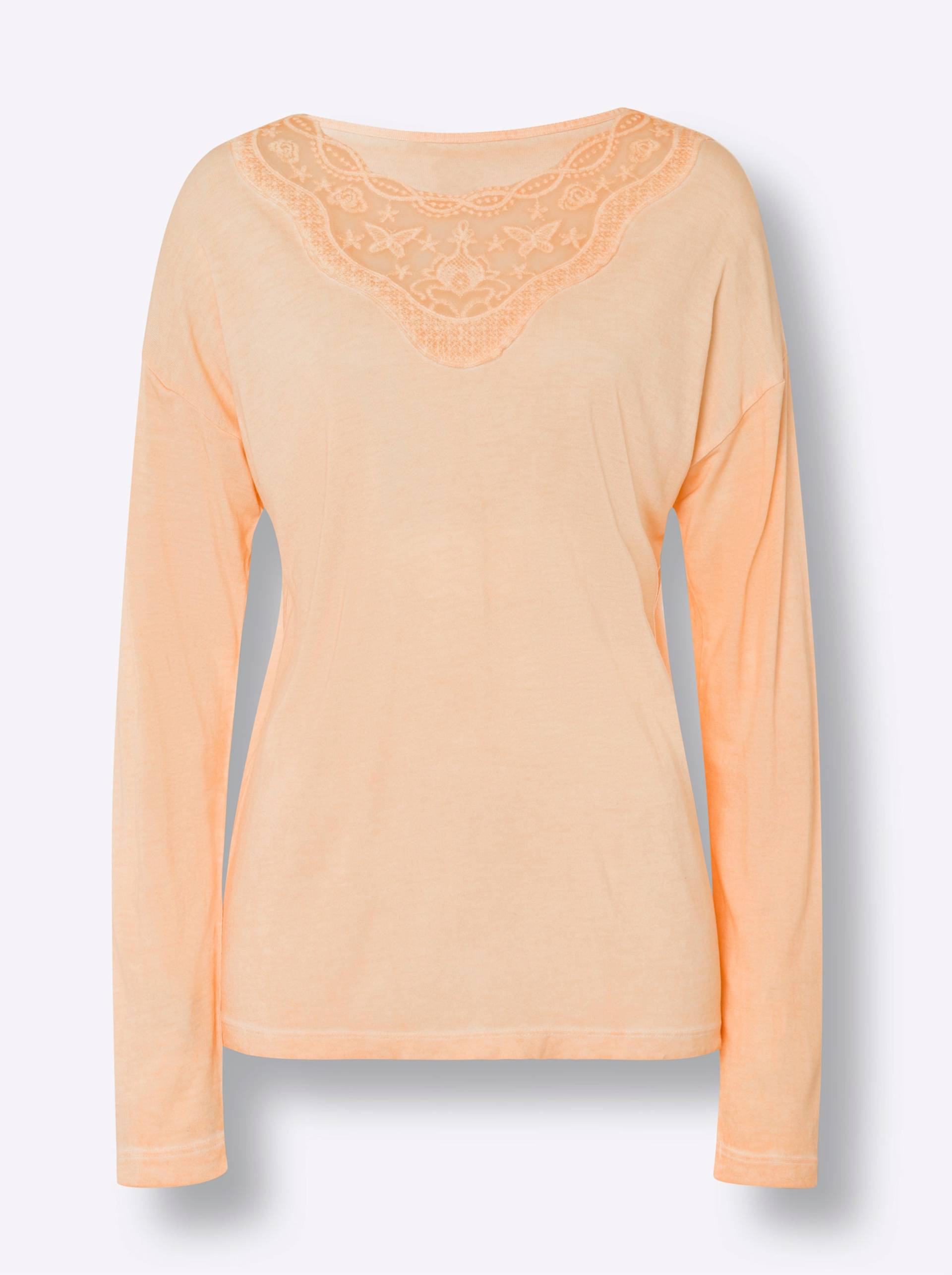 Shirt in apricot von heine