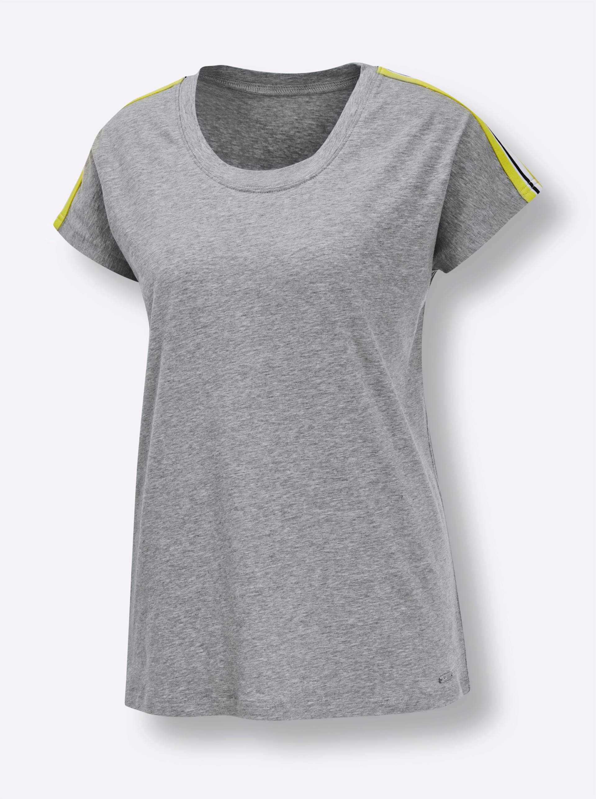 Shirt in grau-meliert von feel good