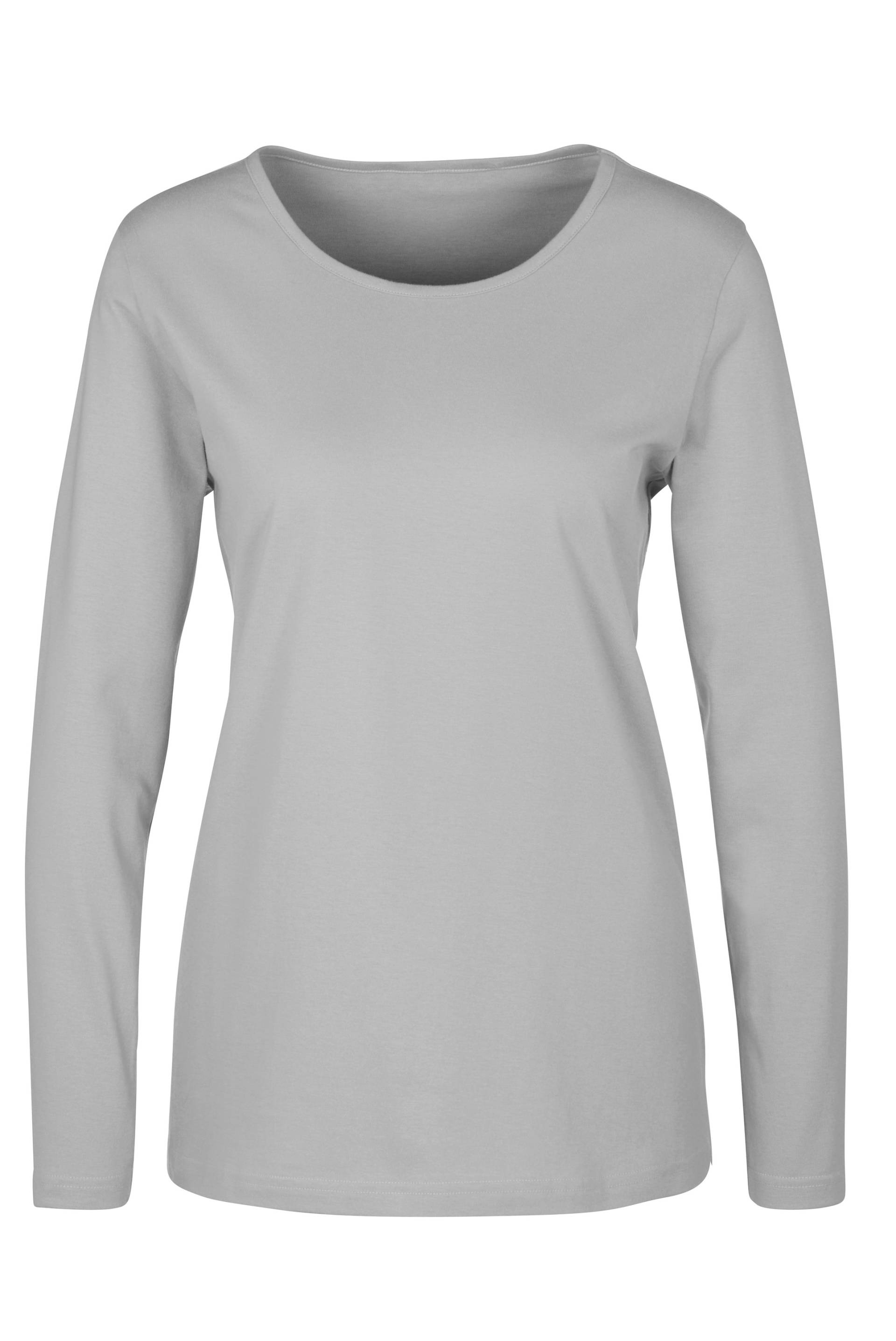 Langarmshirt in grau von heine