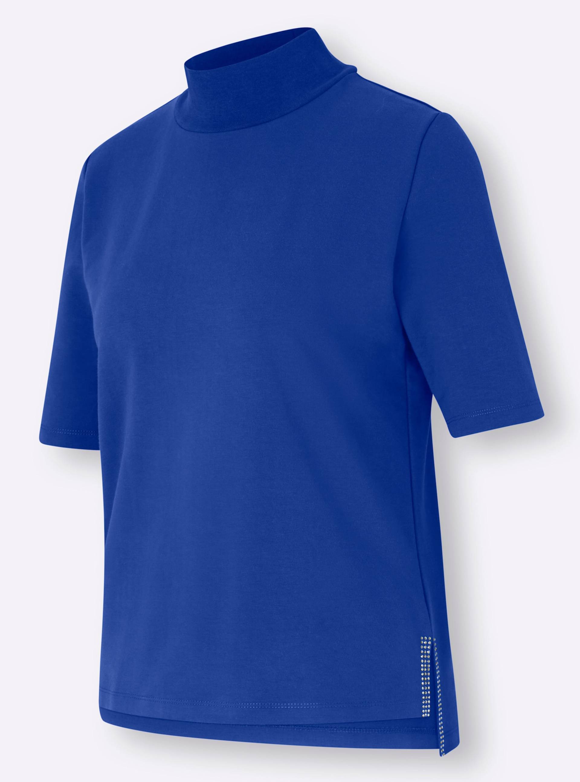 Shirt in royalblau von heine