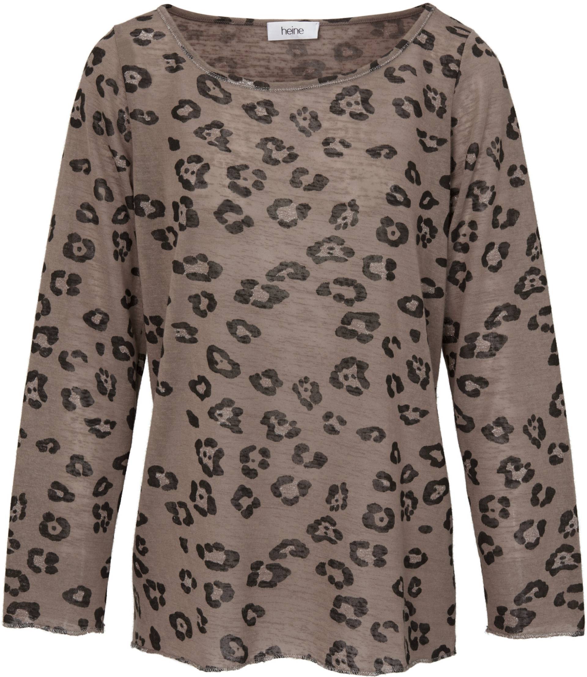 Shirt in taupe von heine