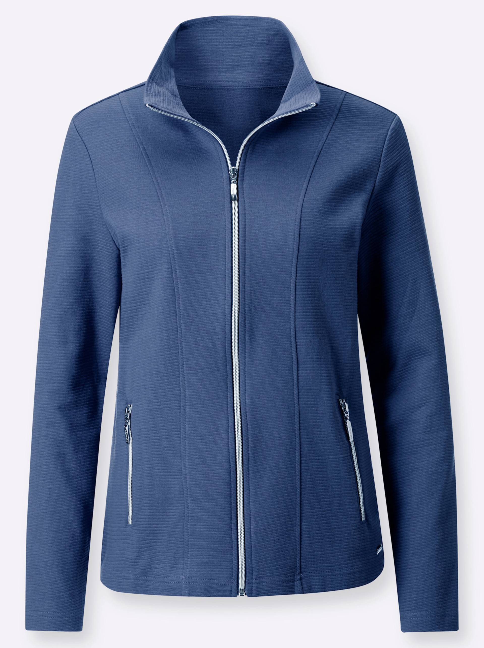 Shirtjacke in jeansblau von heine