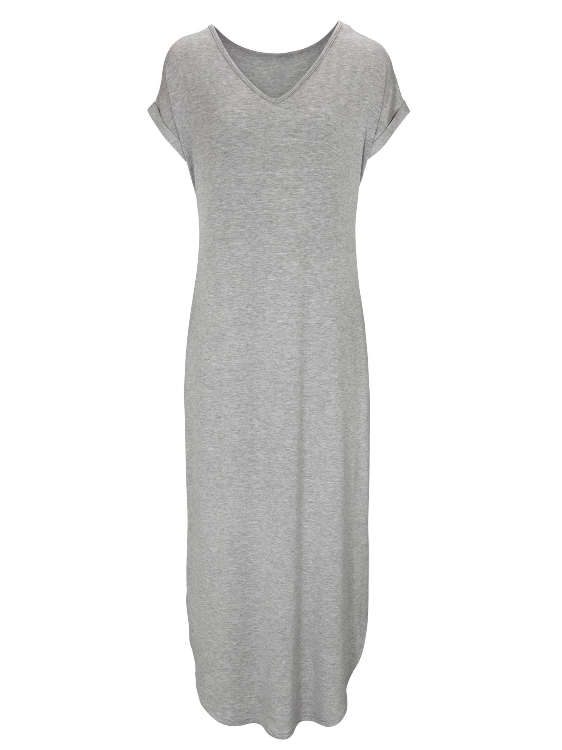 Shirtkleid in grau-melange von heine