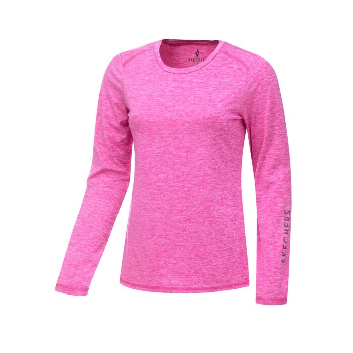 Skechers Langarmshirt GO Walk Wear GO DRI Swift Long Sleeve, pink, XXL von Skechers