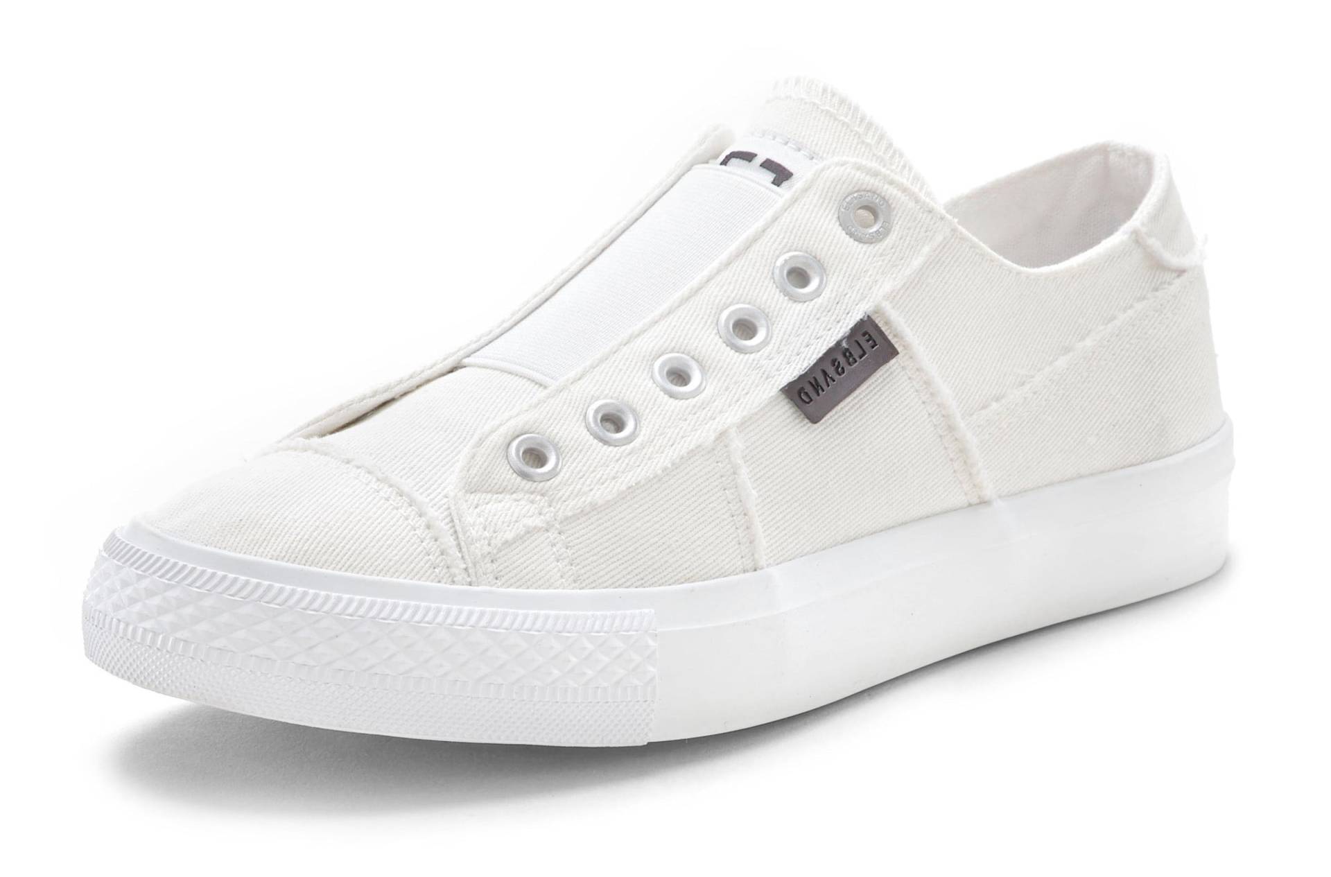 Slip-On Sneaker in weiss von Elbsand