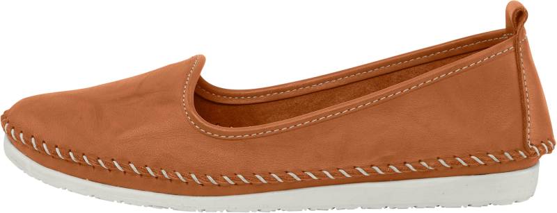 Slipper in cognac von Andrea Conti