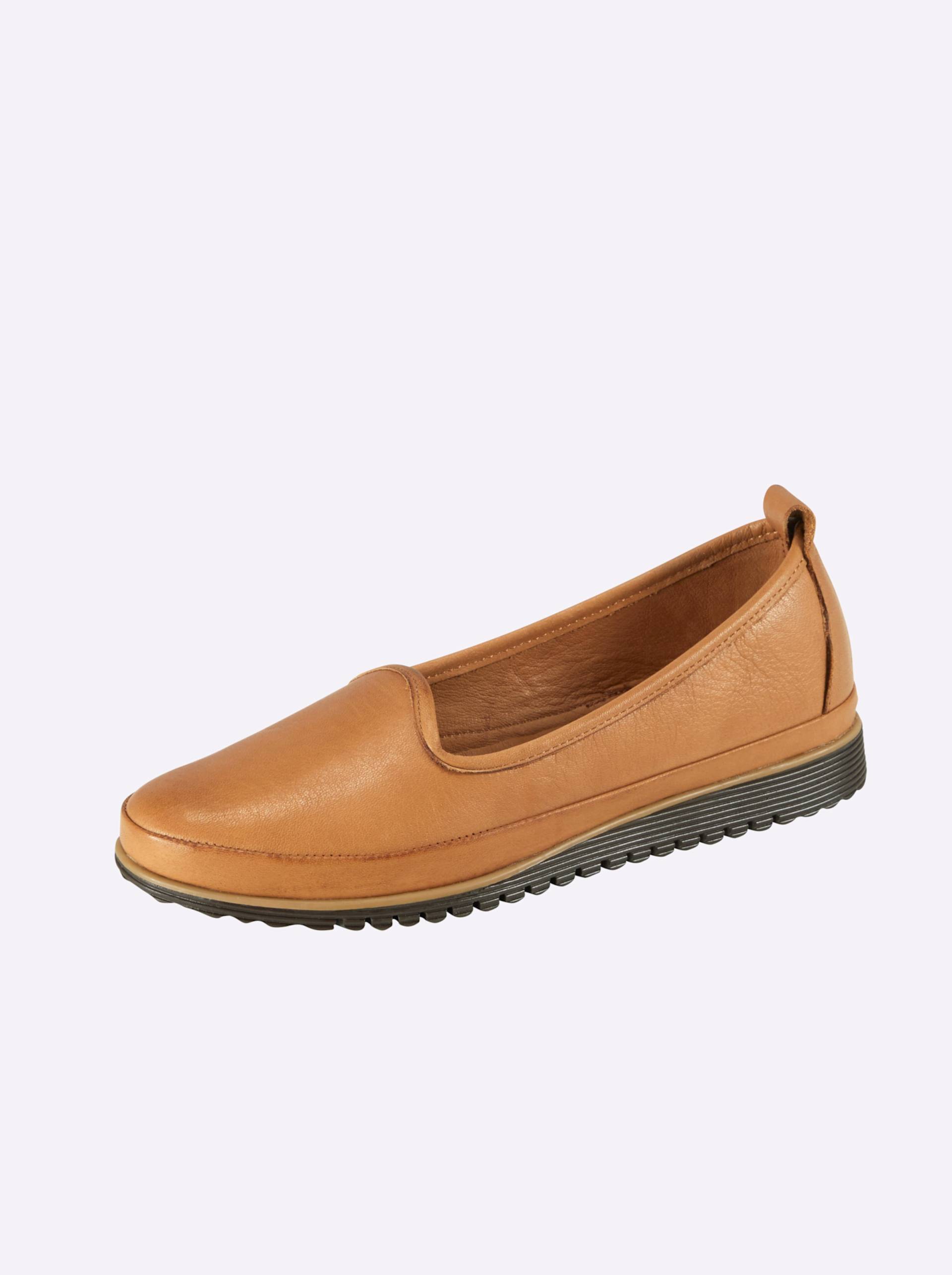 Slipper in cognac von Andrea Conti