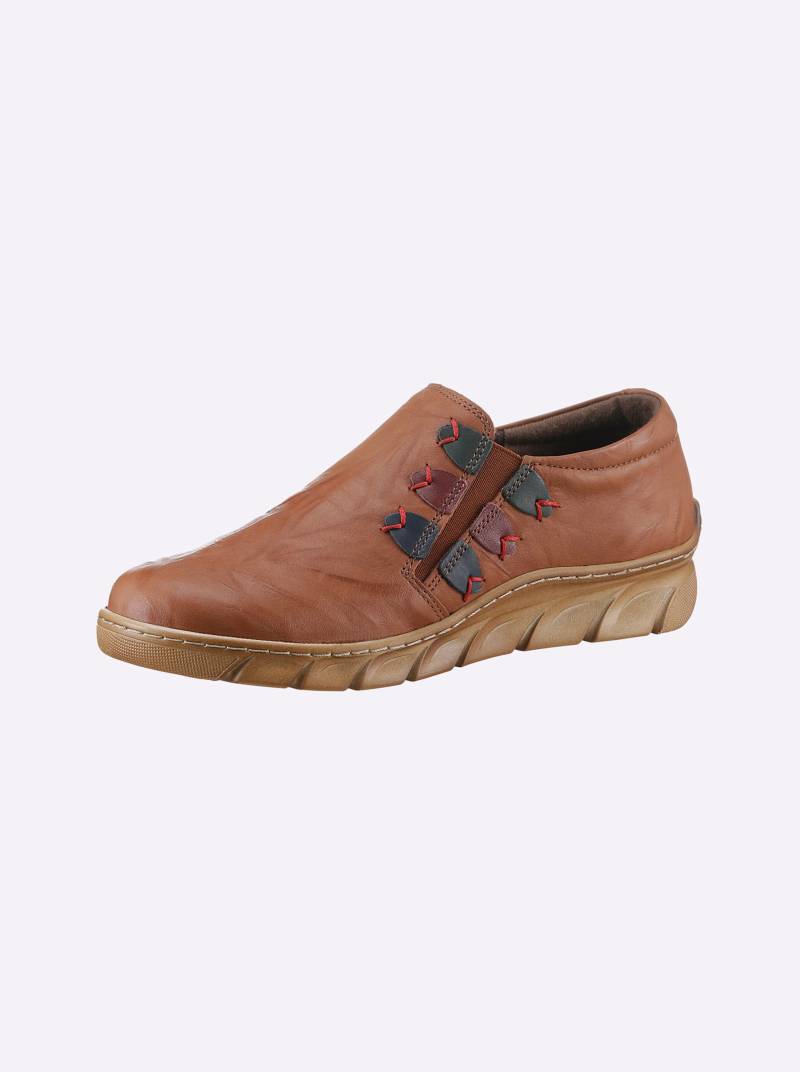 Slipper in cognac von airsoft modern+