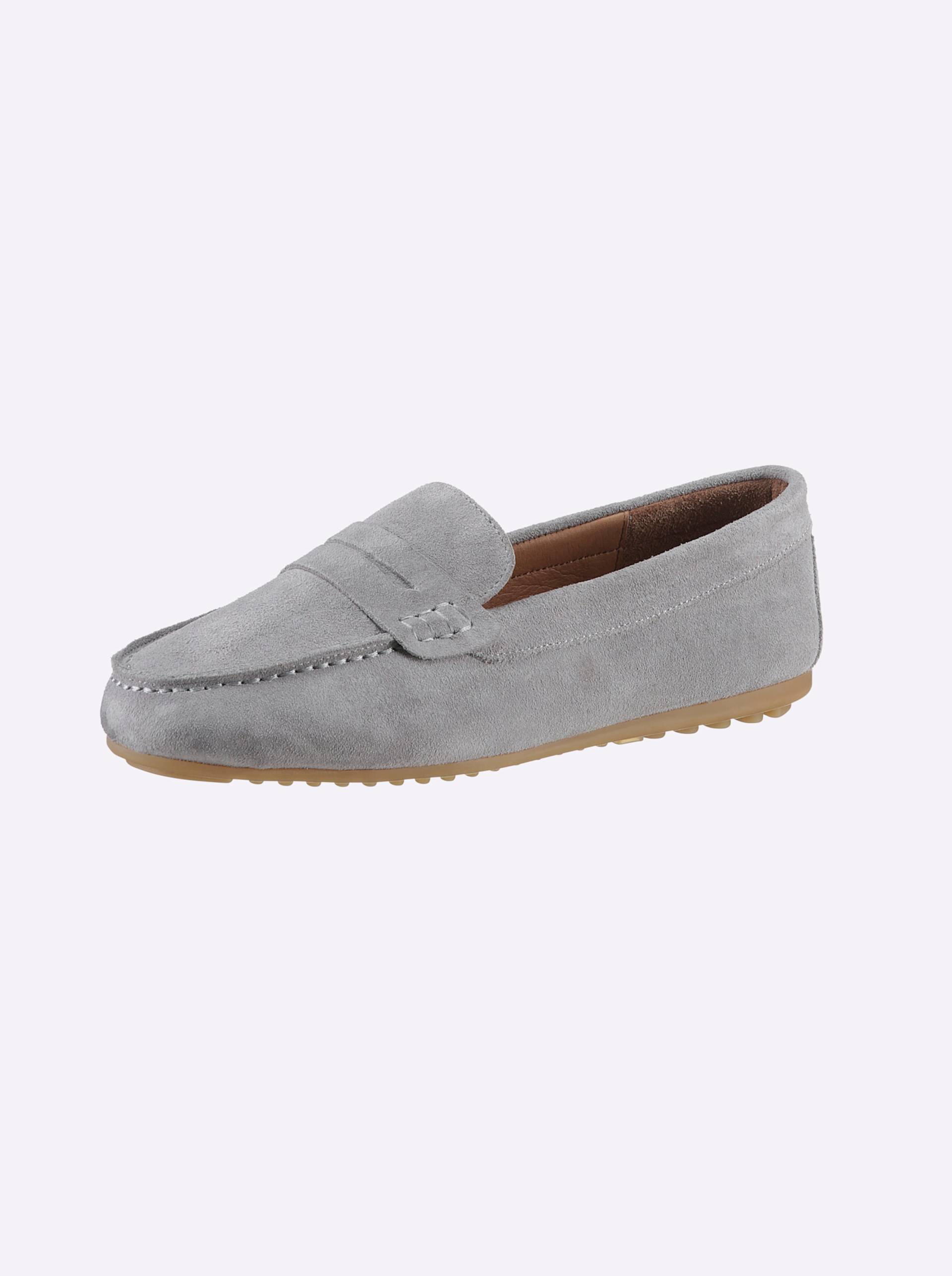 Slipper in grau von heine