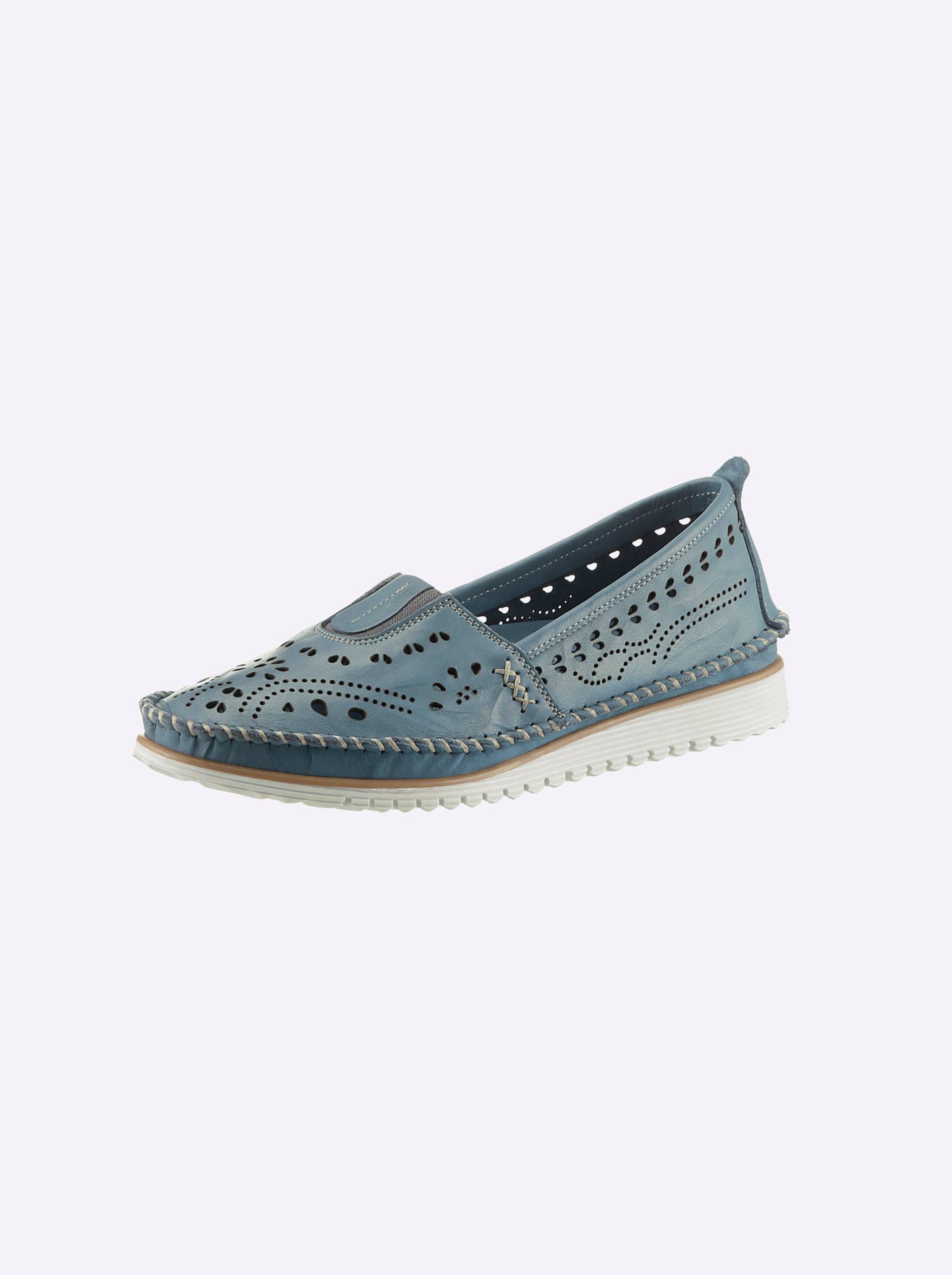 Slipper in jeansblau von Andrea Conti