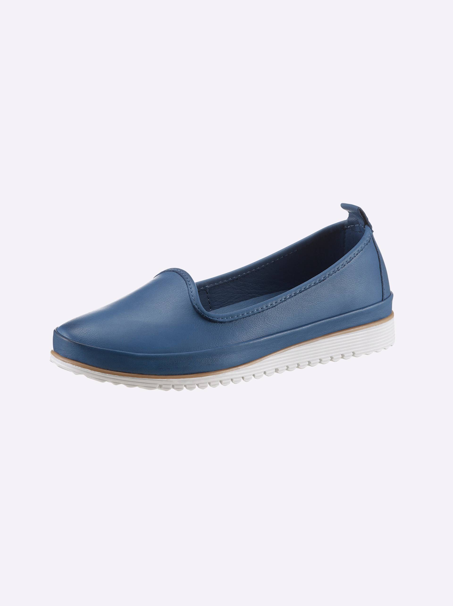 Slipper in jeansblau von Andrea Conti