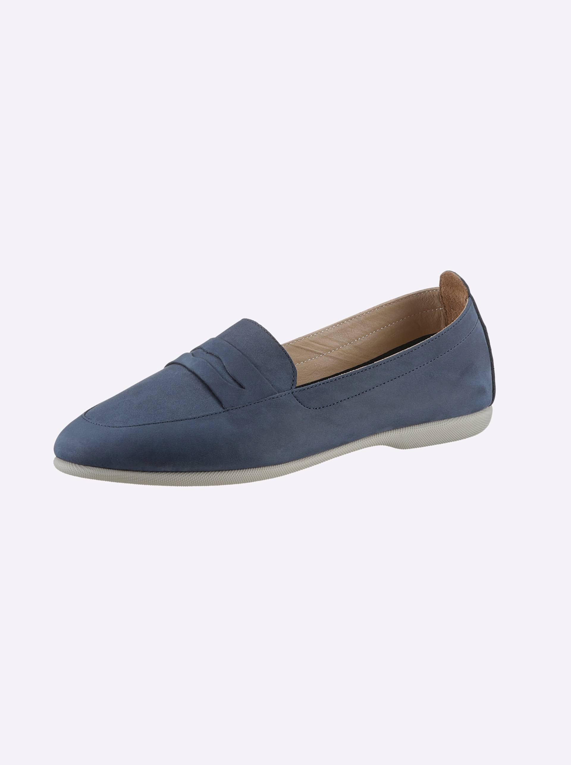 Slipper in jeansblau von heine