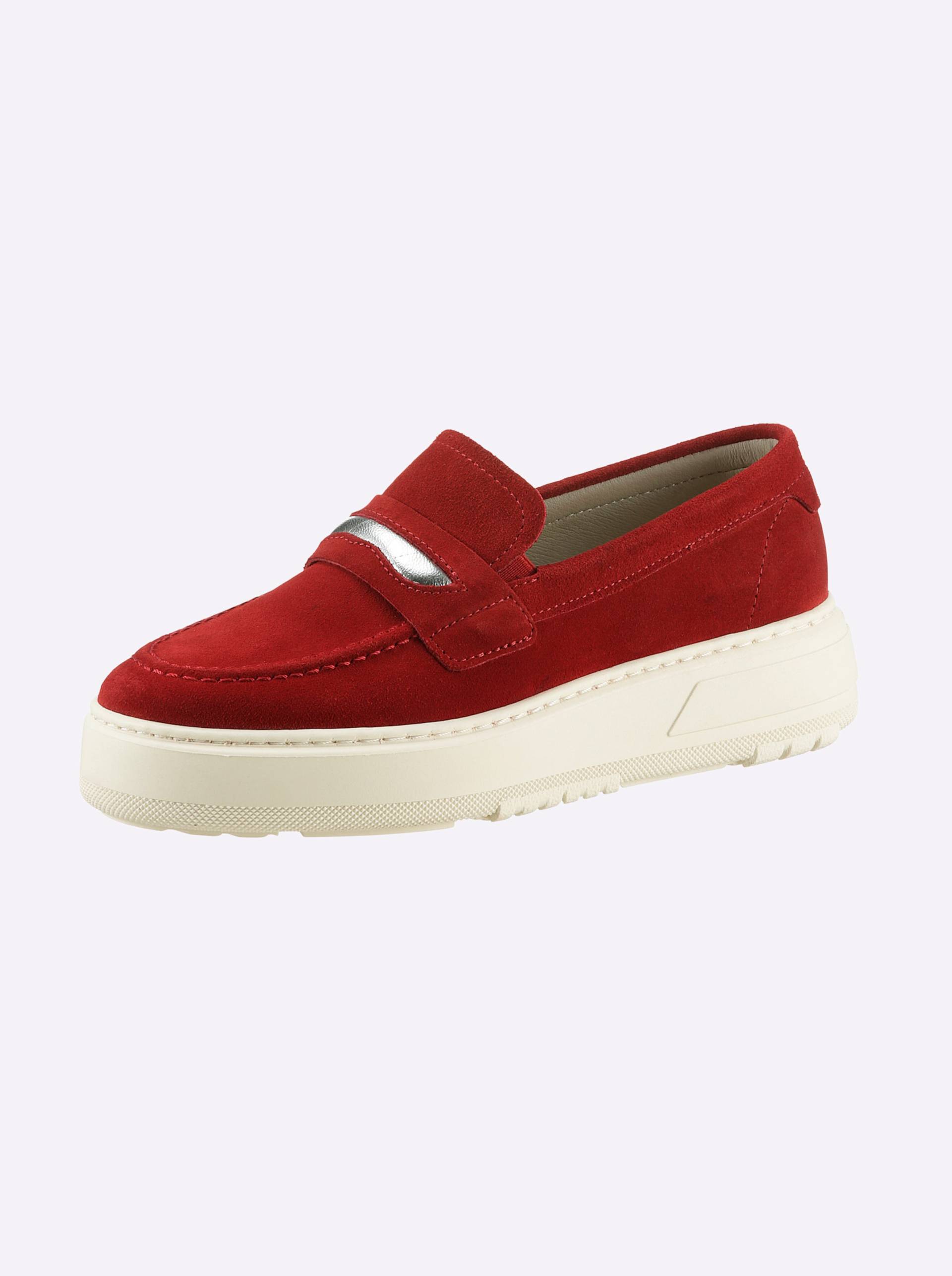 Slipper in rot von heine