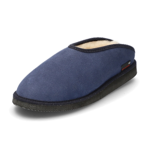 Lammfell-Pantoffel,  blau 37 von Kitz Pichler