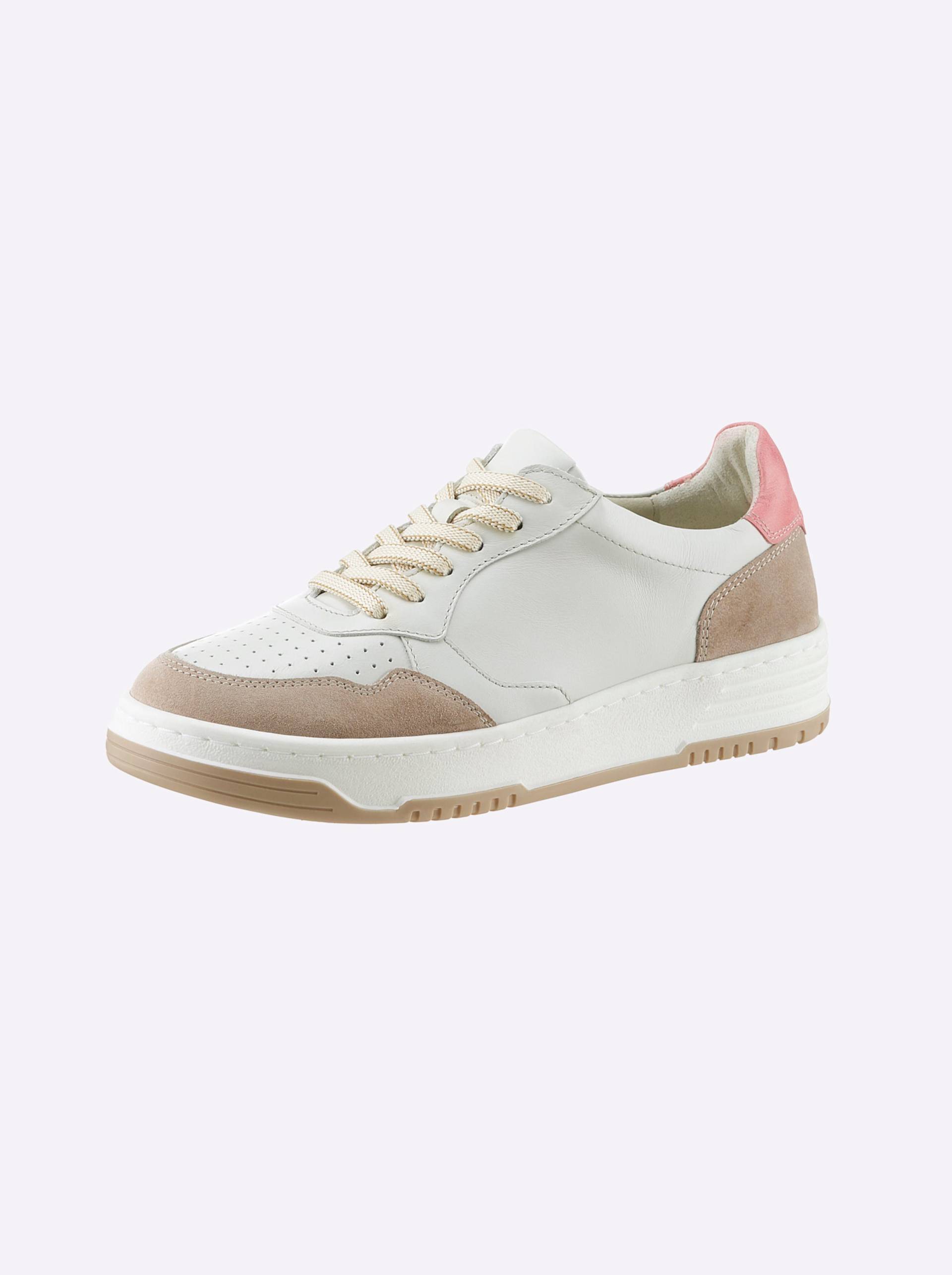 Sneaker in ecru-mauve von heine