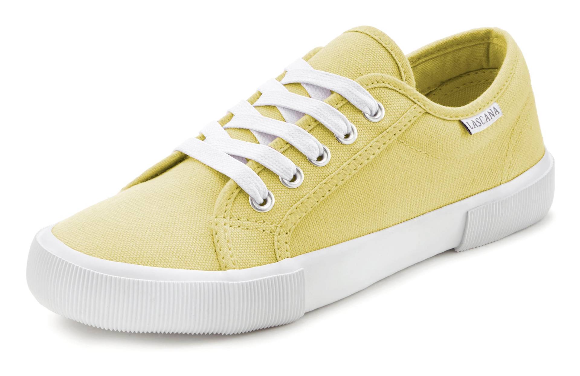 Sneaker in gelb von LASCANA