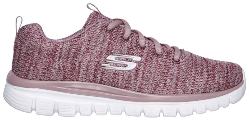 Sneaker in mauve von Skechers