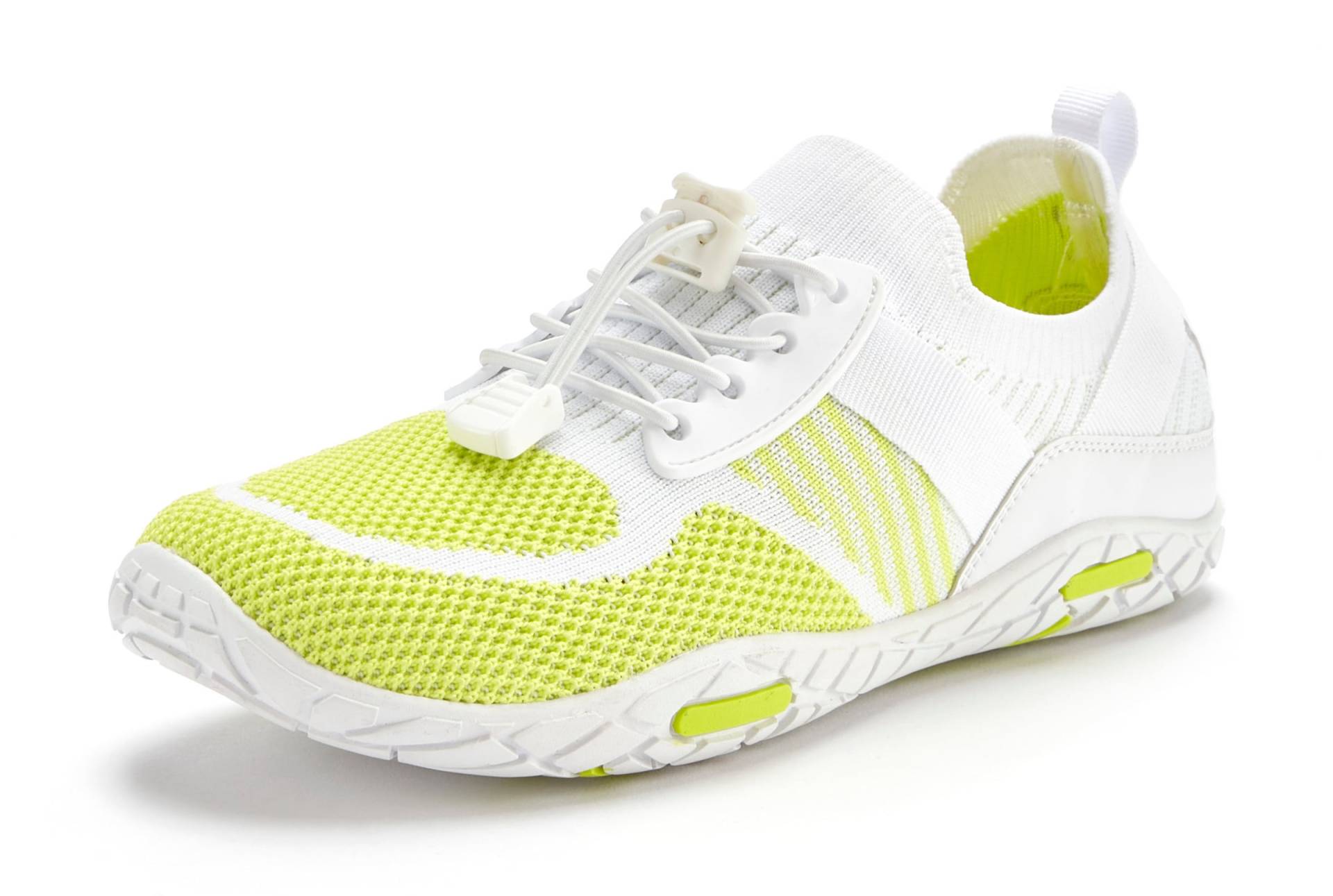 Sneaker in weiss/lime von LASCANA