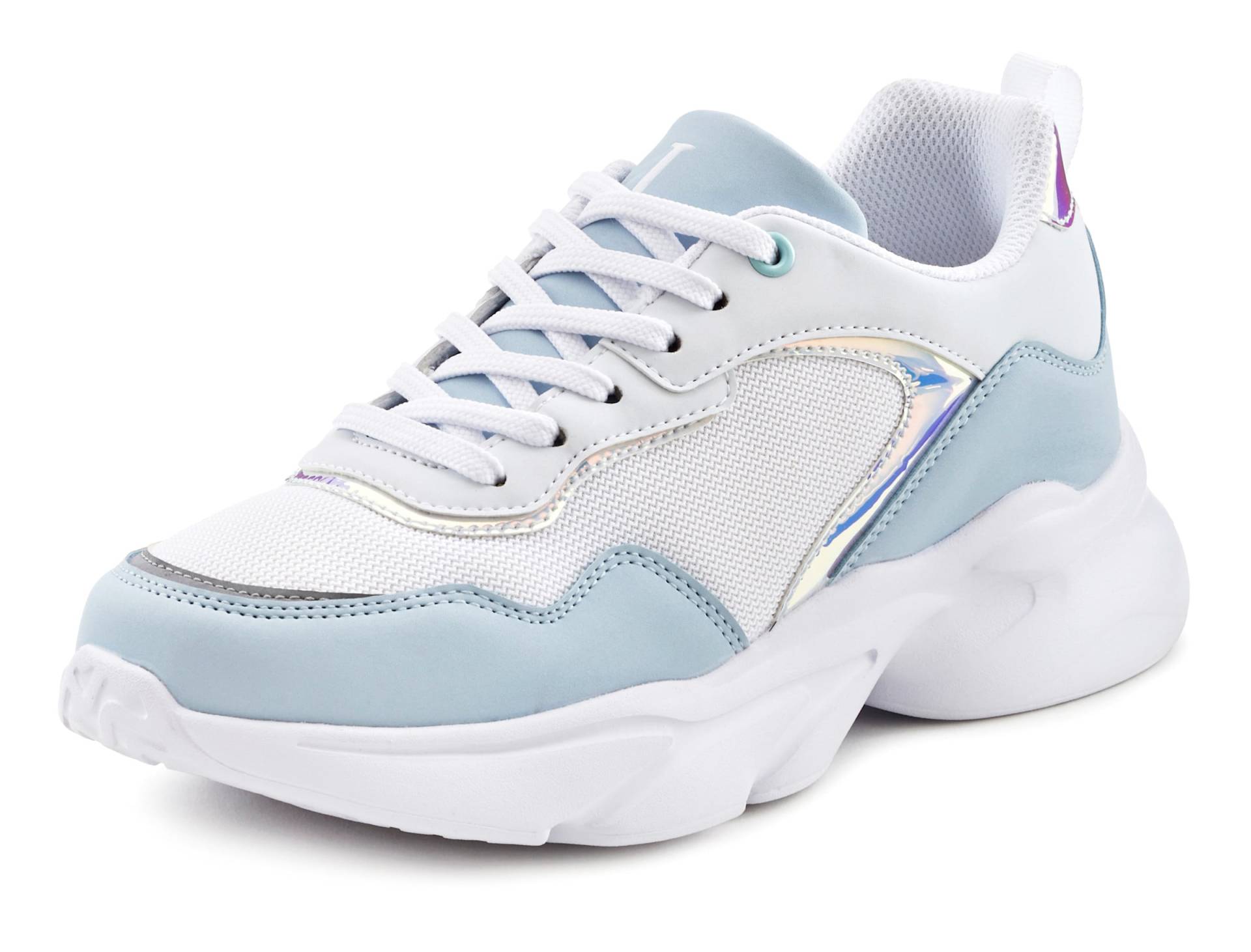 Sneaker in weiss-blau von LASCANA