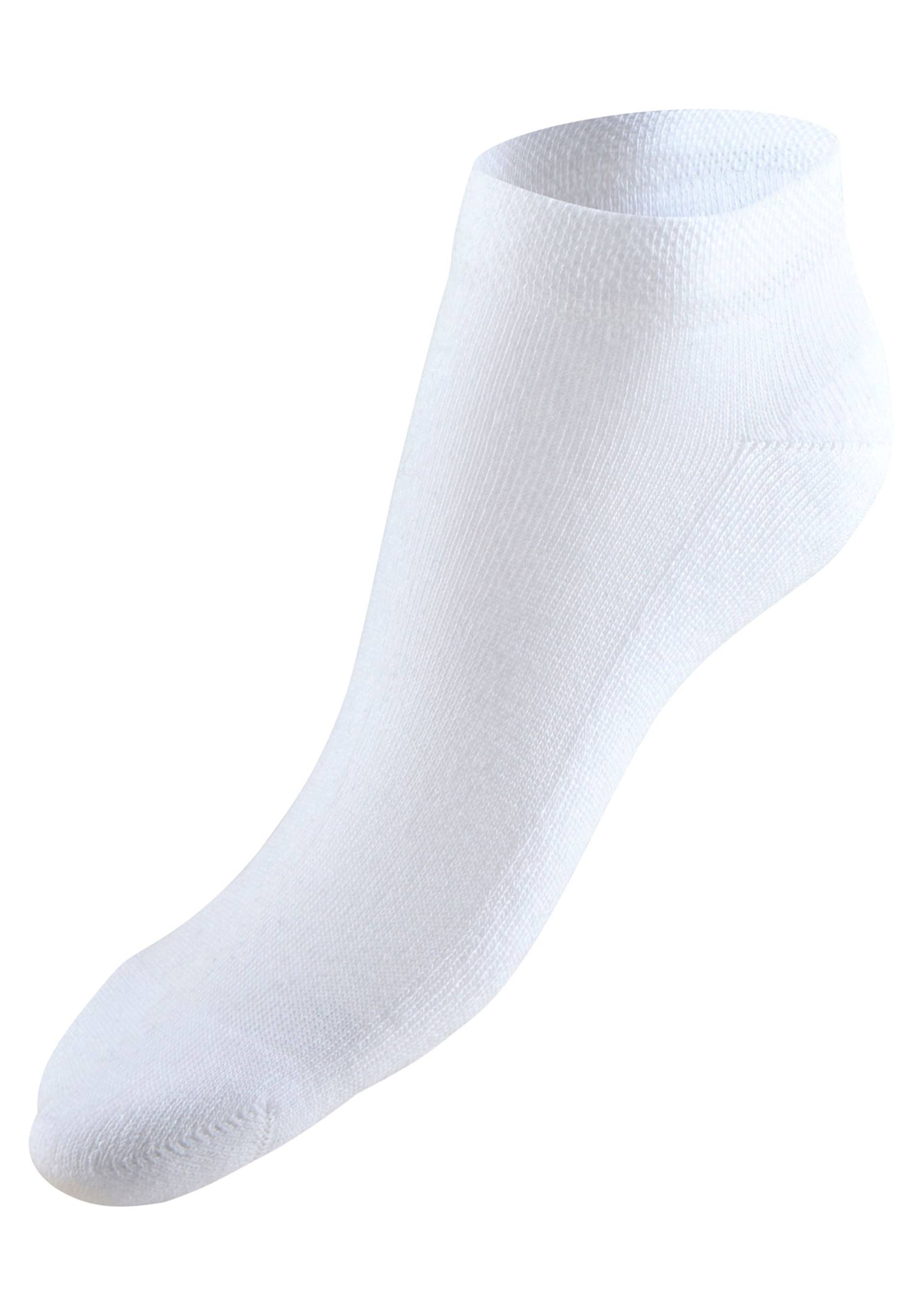 Sneakersocken in 2x schwarz, 2x weiss, 2x grau-meliert von H.I.S