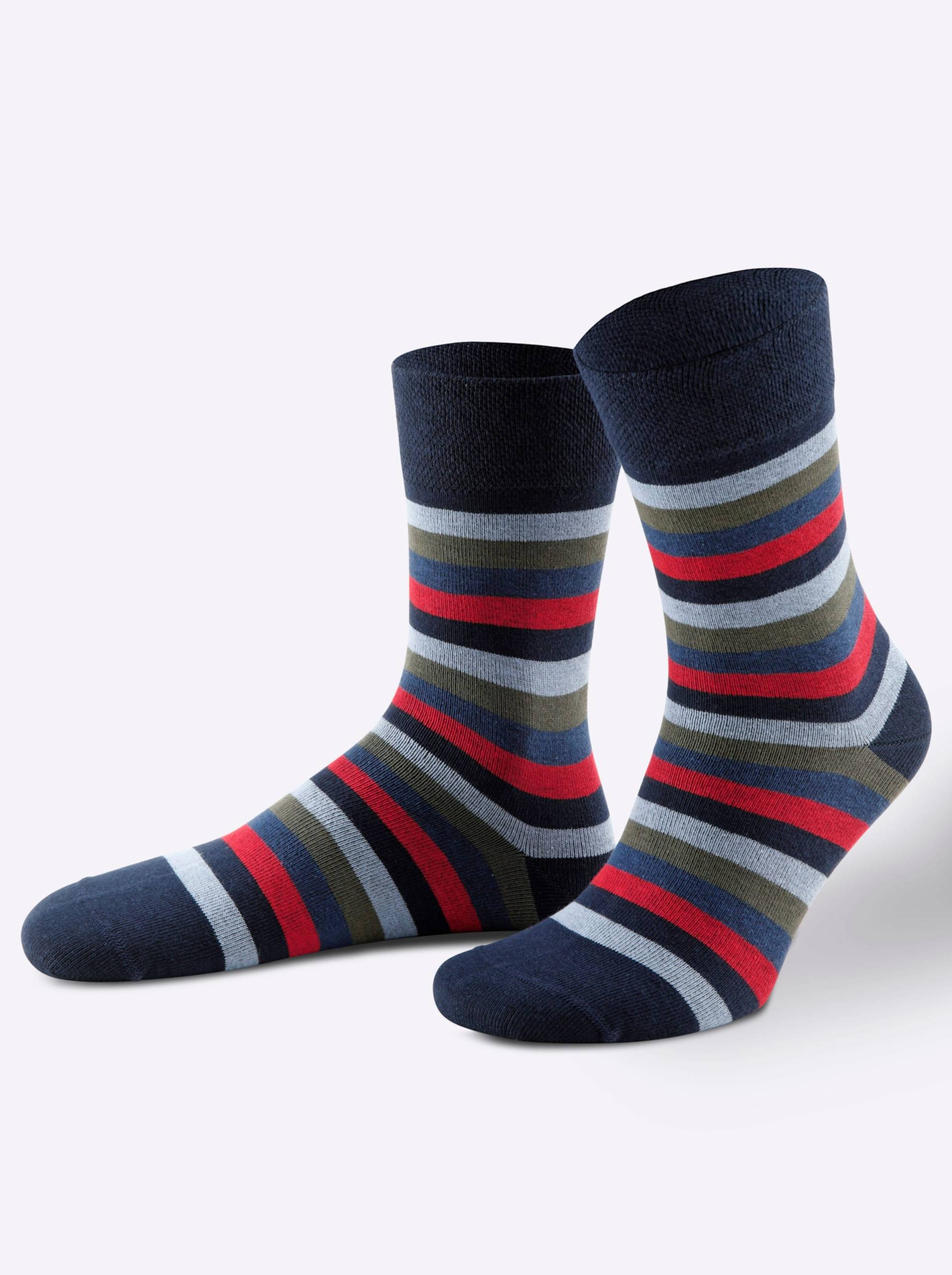 Socken in farbig-sortiert von wäschepur