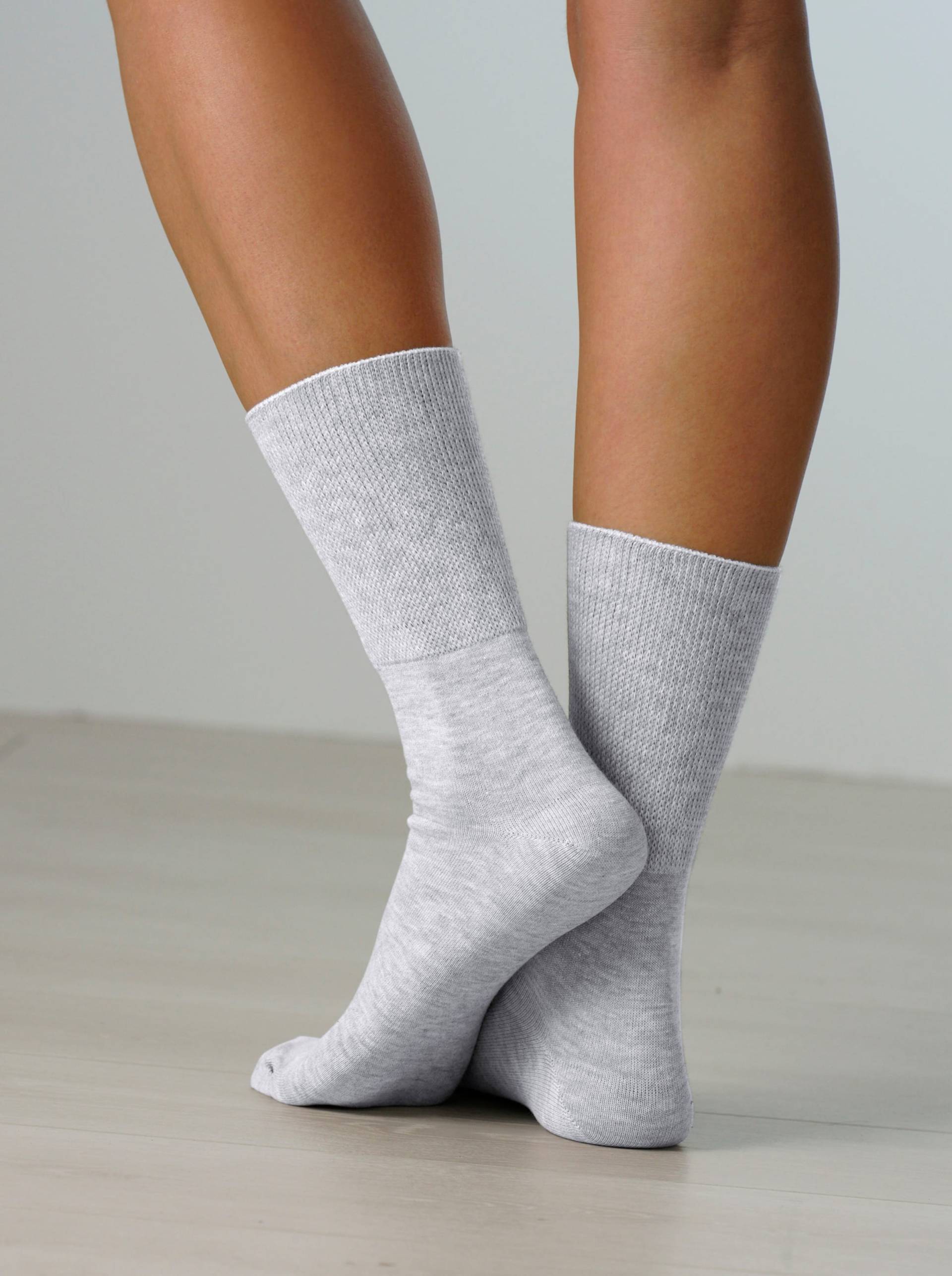 Socken in grau von wäschepur