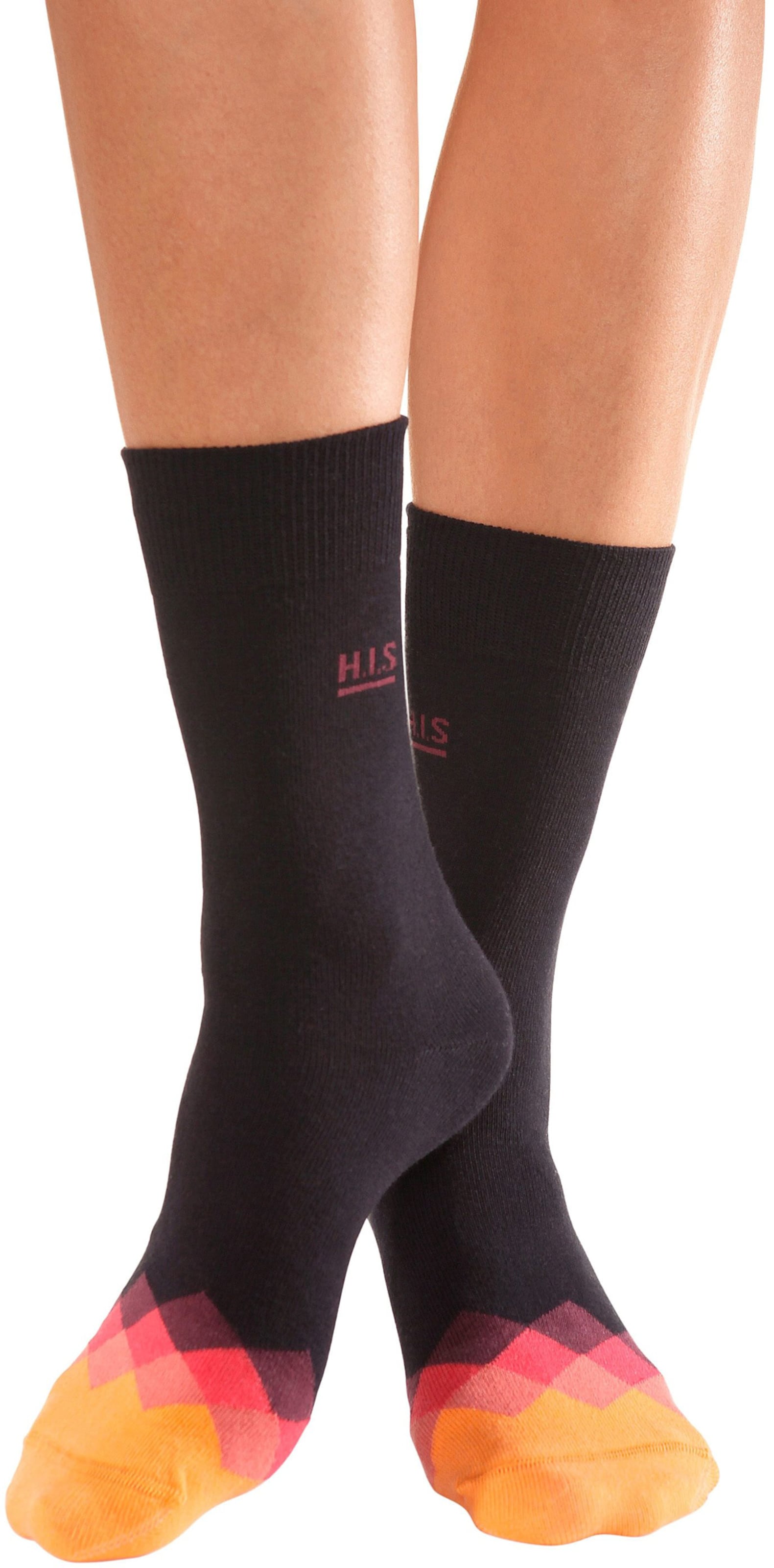 Socken in schwarz von H.I.S