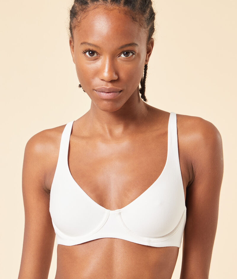 Soutien-gorge sans coques en coton Soutien-gorge sans coques en coton