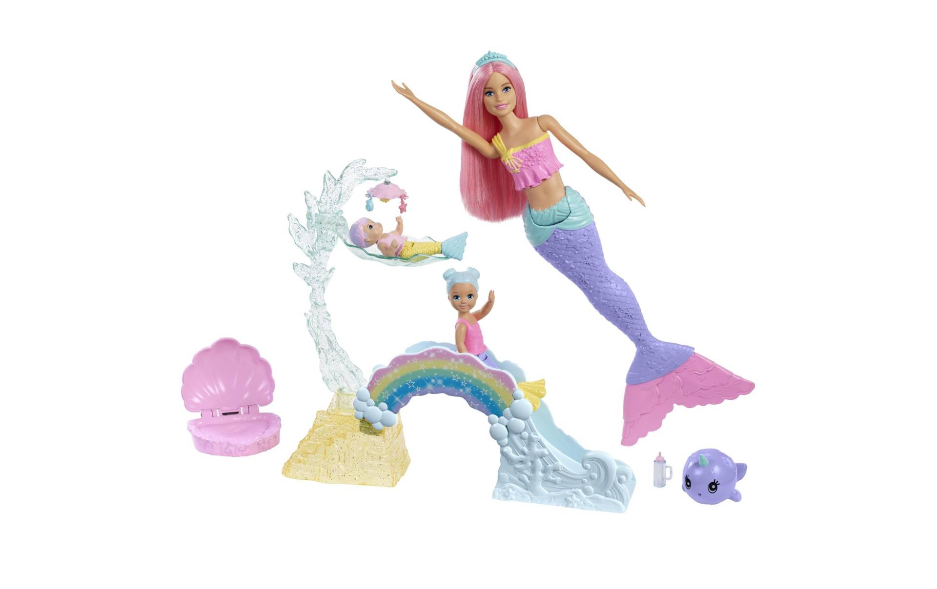 Barbie Spielfigur »Dreamtopia mit Puppe«, (Set) von Barbie