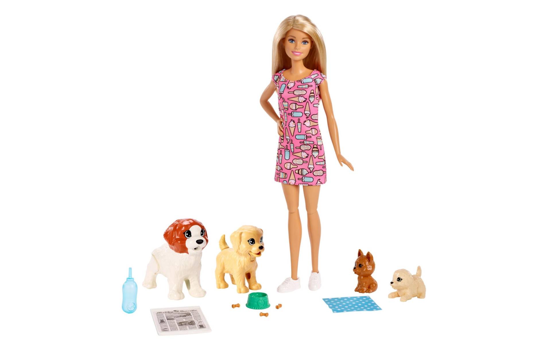 Barbie Spielfigur »Hundesitterin mit Welpen«, (Set) von Barbie