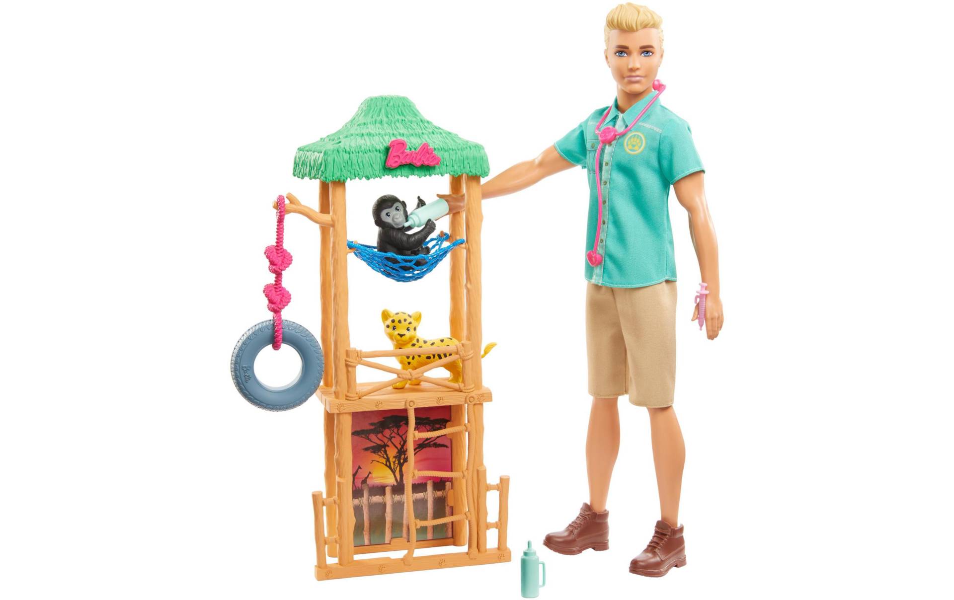 Barbie Spielfigur »Ken Wildtierarzt«, (Set) von Barbie