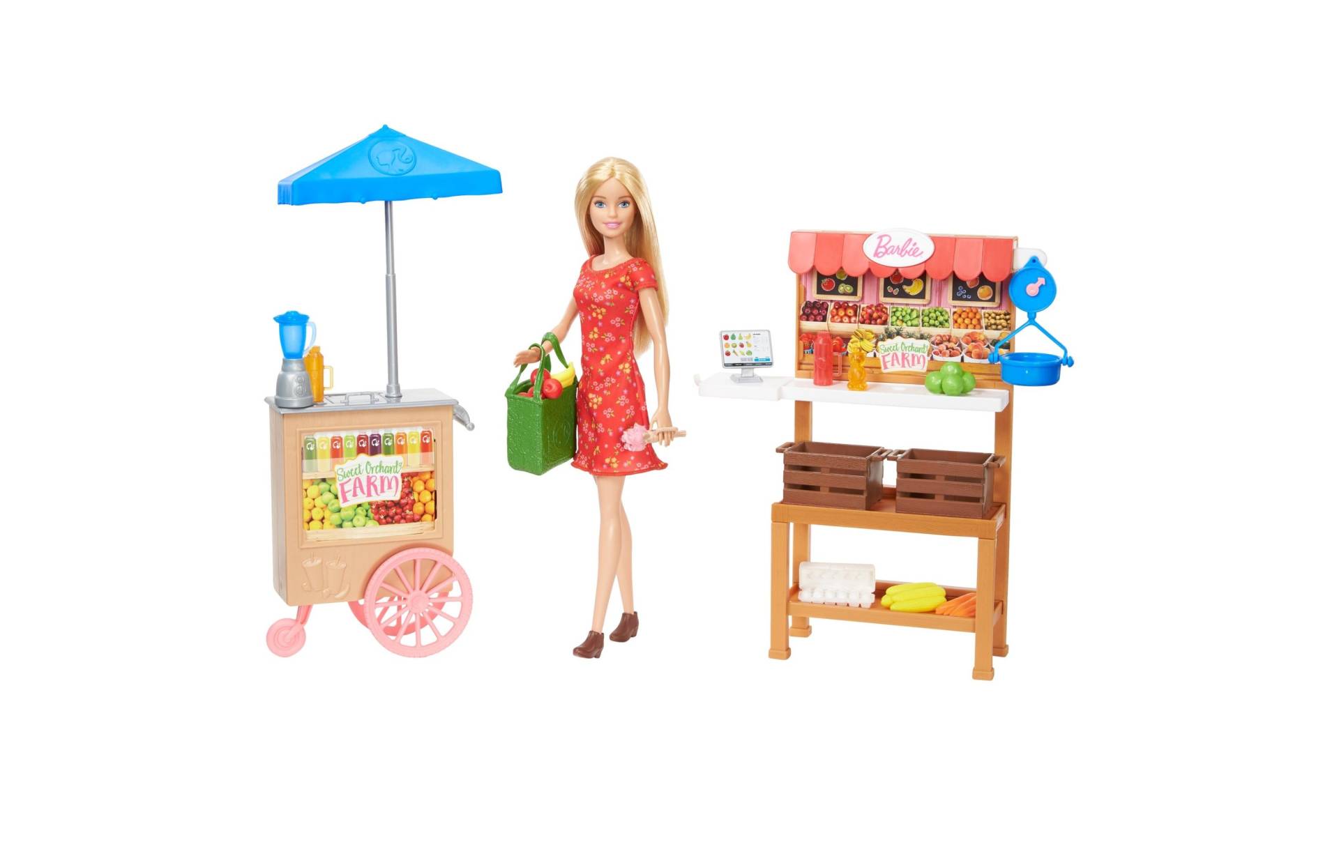 Barbie Spielwelt »Bauernhof - Wochenmarkt«, (Set) von Barbie
