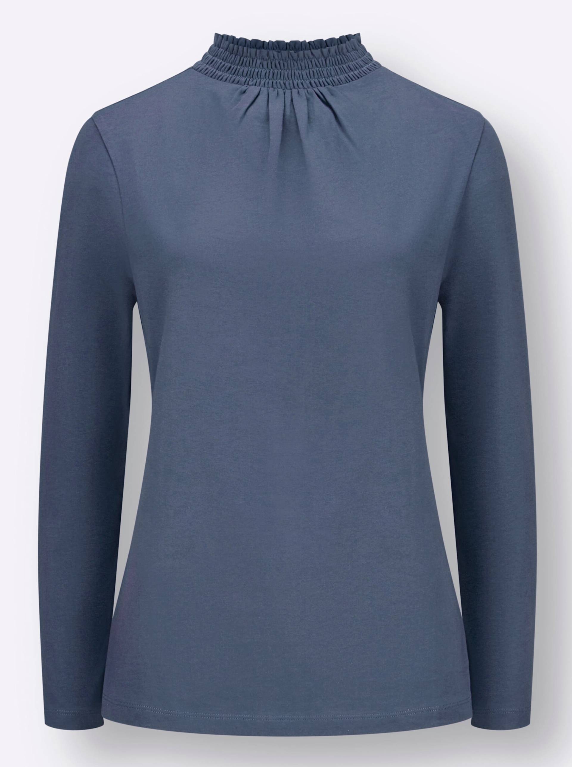 Stehkragenshirt Stehkragenshirt