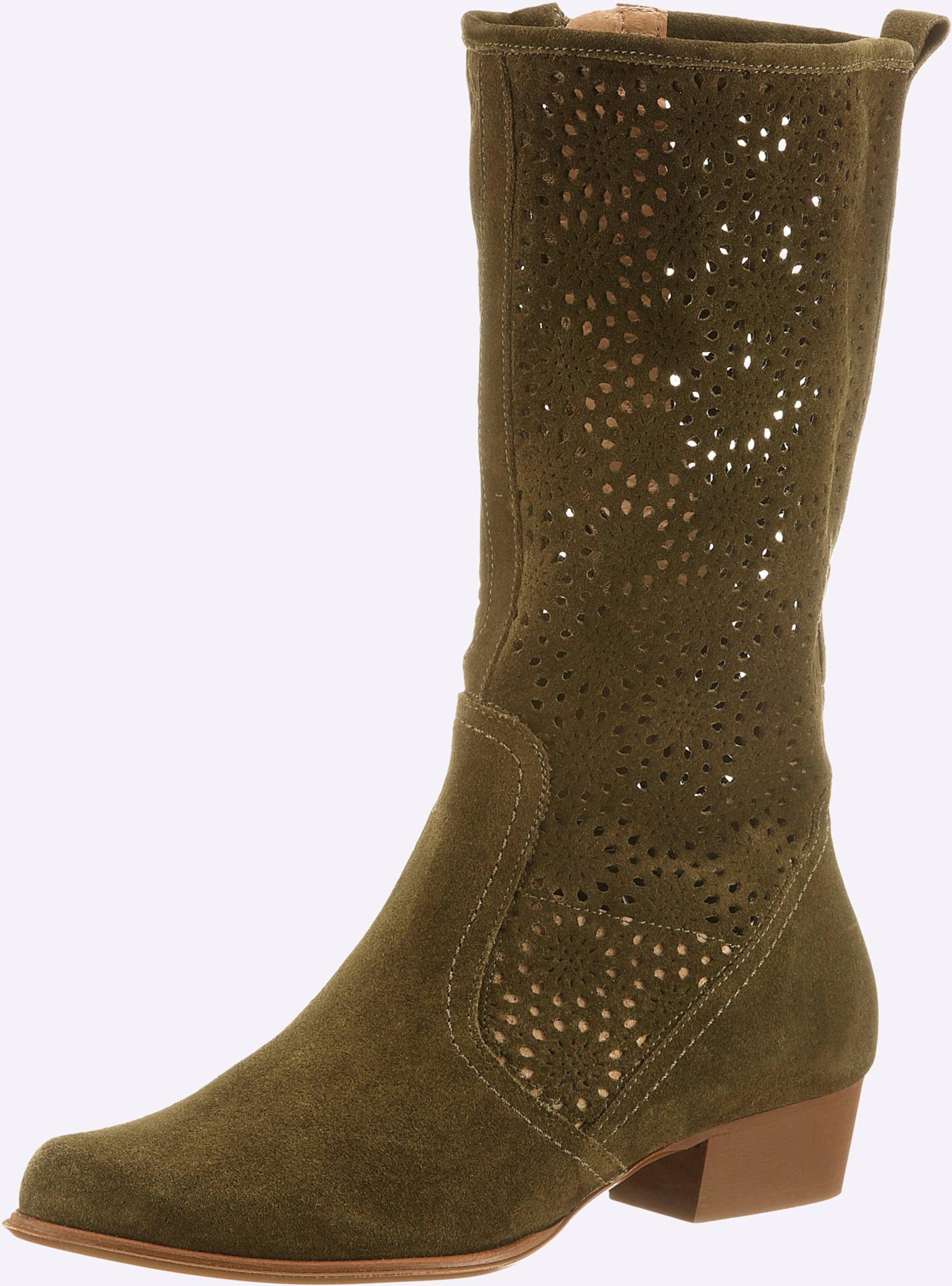 Stiefel in khaki von heine