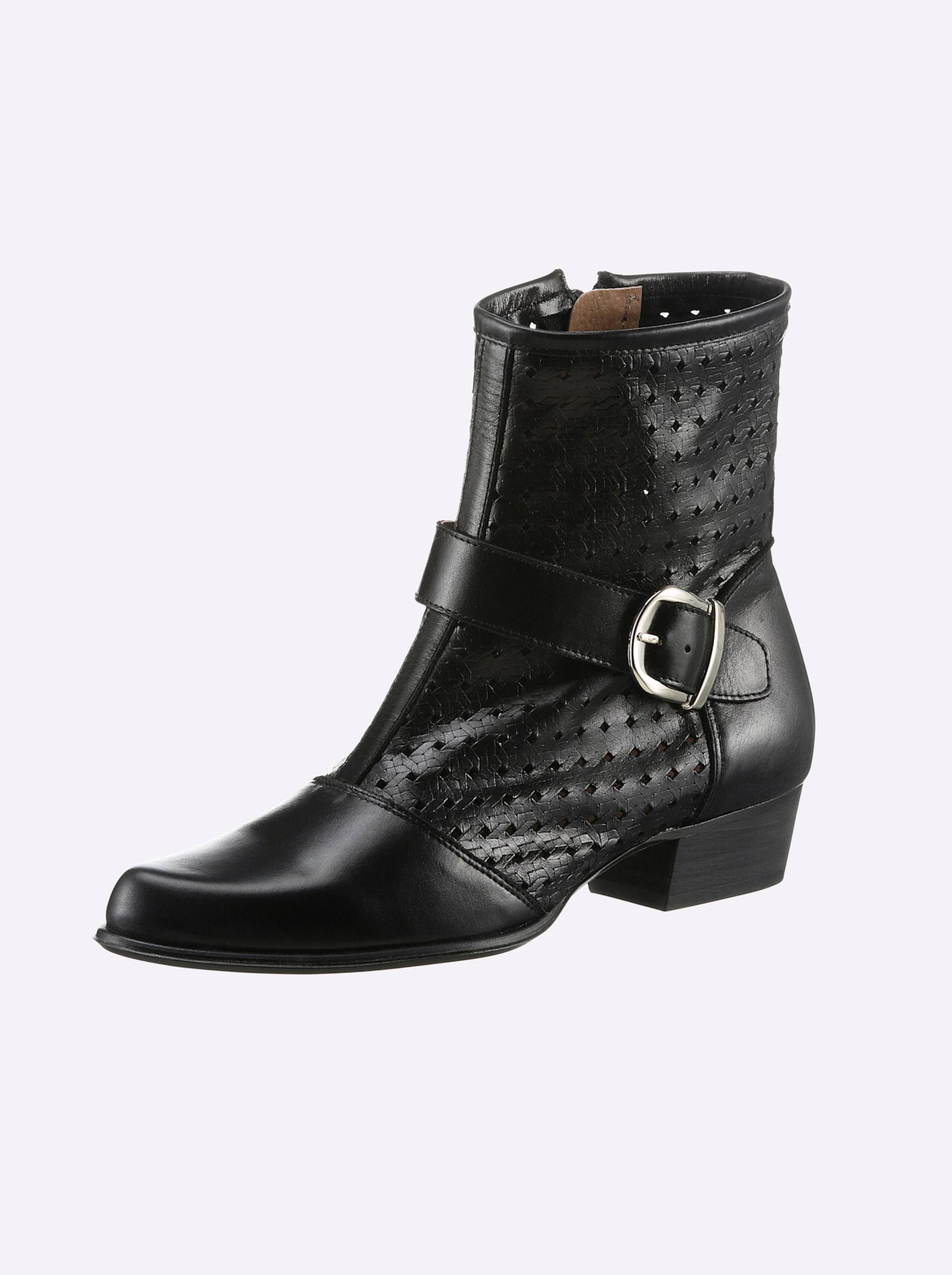 Stiefelette in schwarz von heine