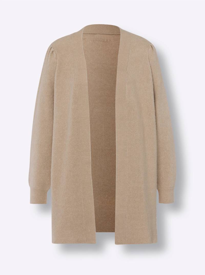 Longstrickjacke