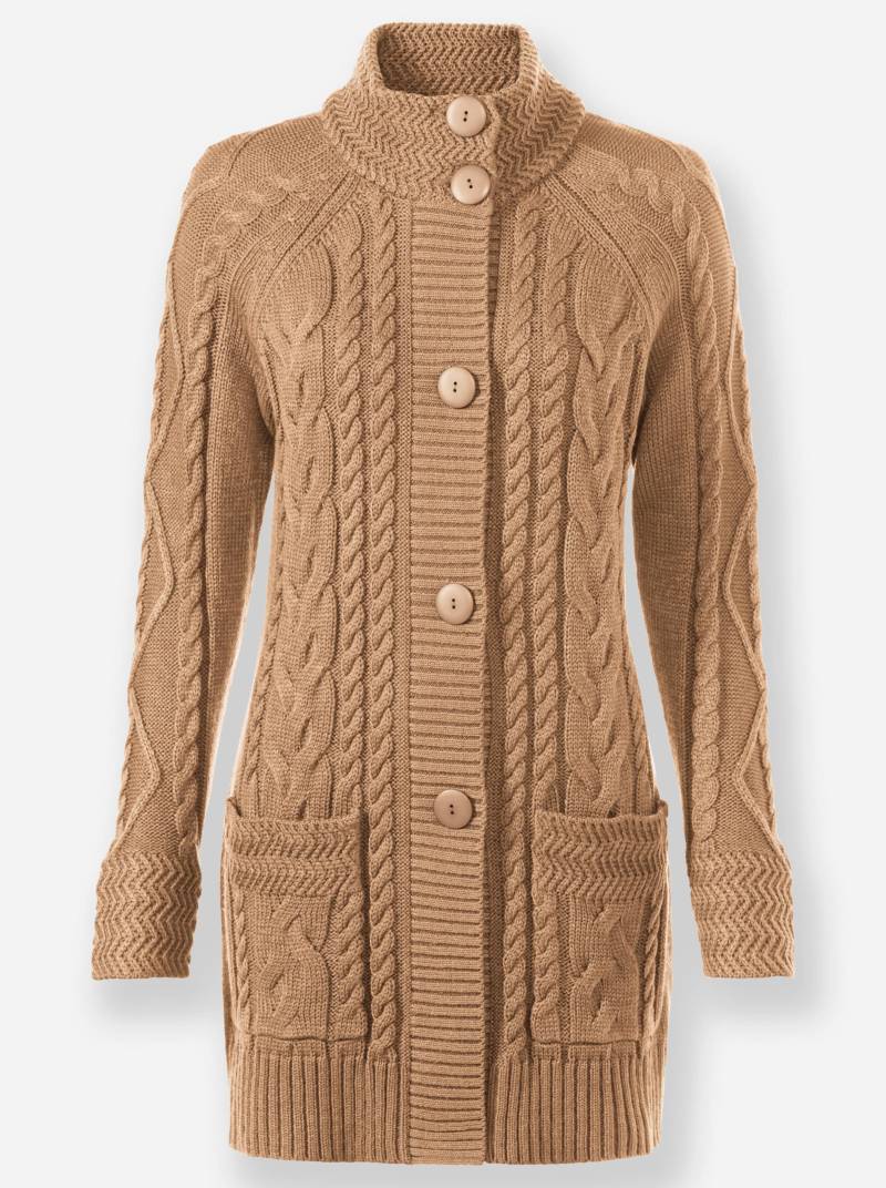 Longstrickjacke