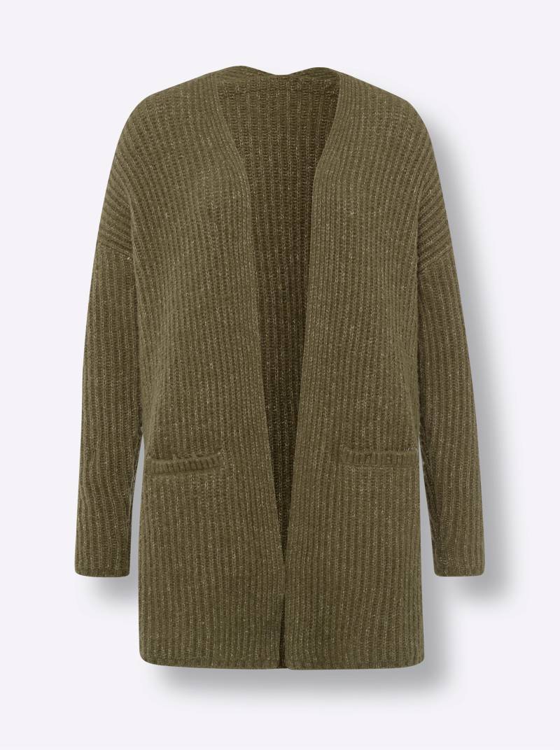 Longstrickjacke
