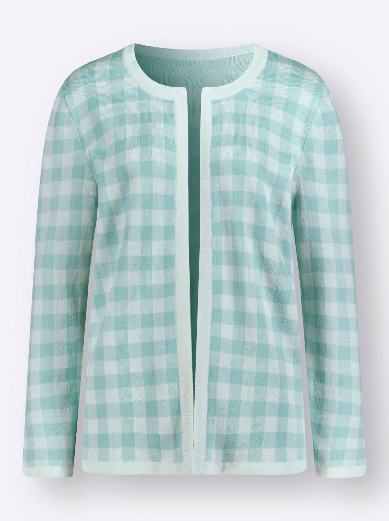 Jacquardstrickjacke