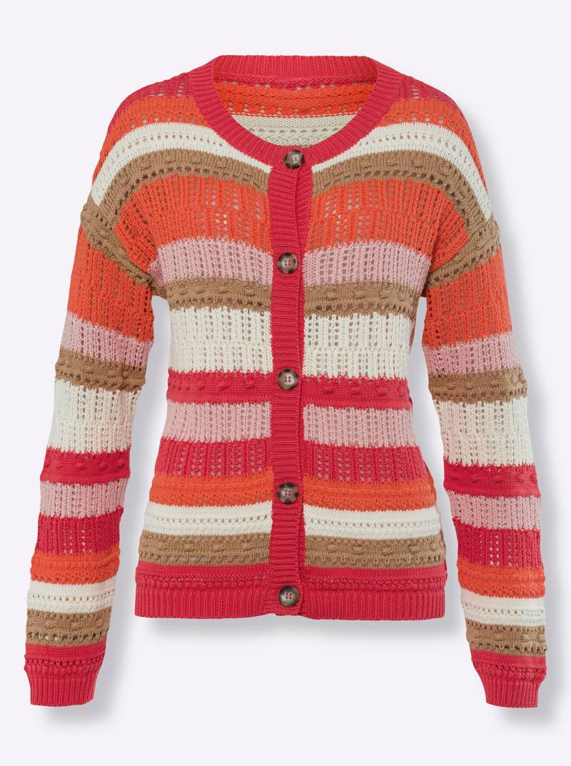Ajourstrickjacke