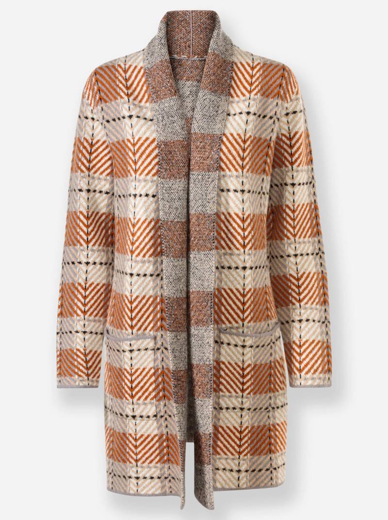 Jacquardstrickjacke