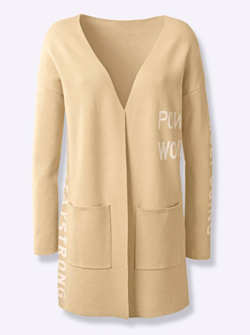 Jacquardstrickjacke