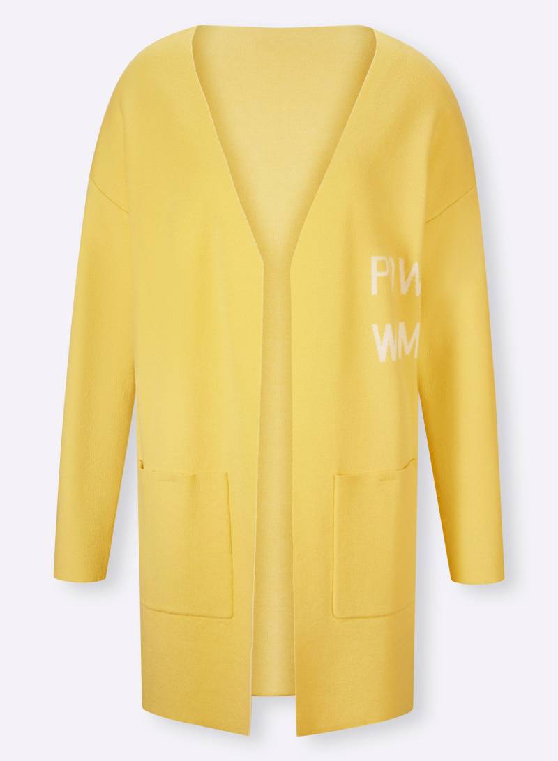 Jacquardstrickjacke