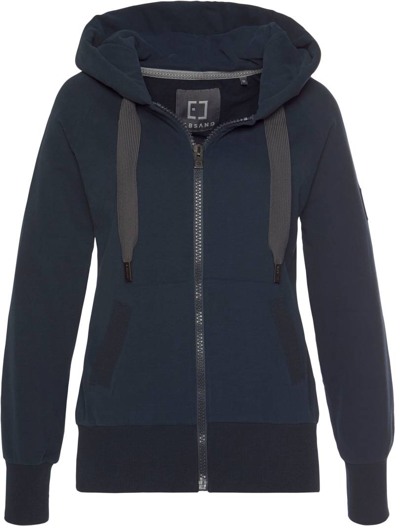 Sweatjacke in marine von Elbsand