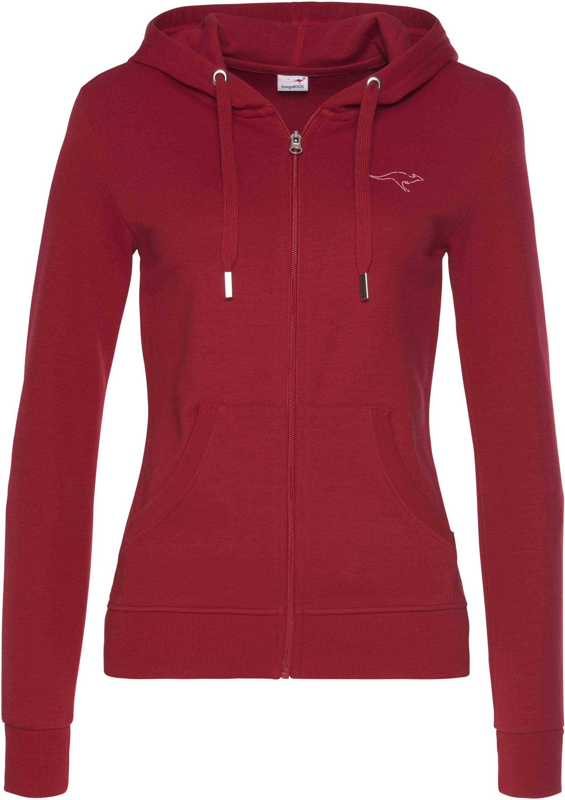 Sweatjacke in rot von KangaROOS