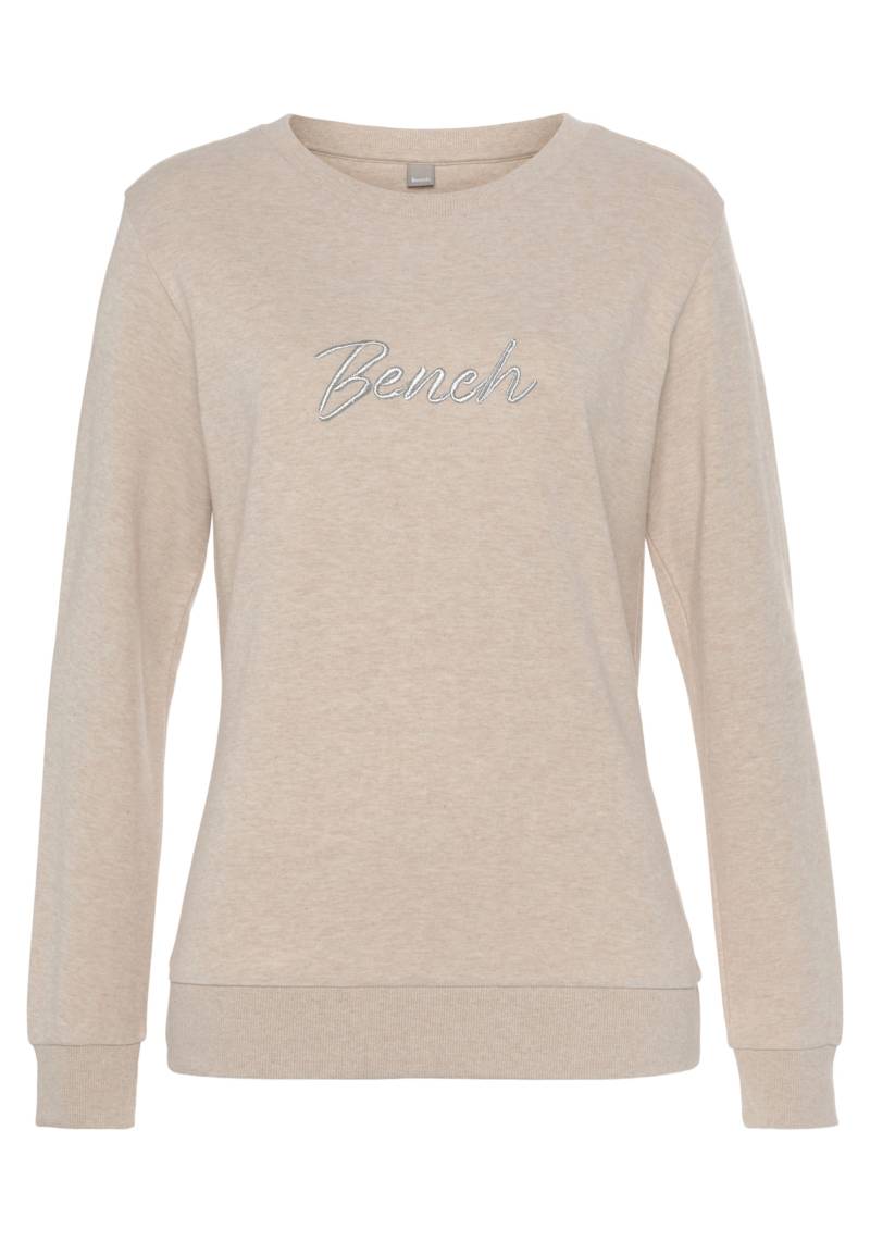 Sweatshirt in beige meliert von heine