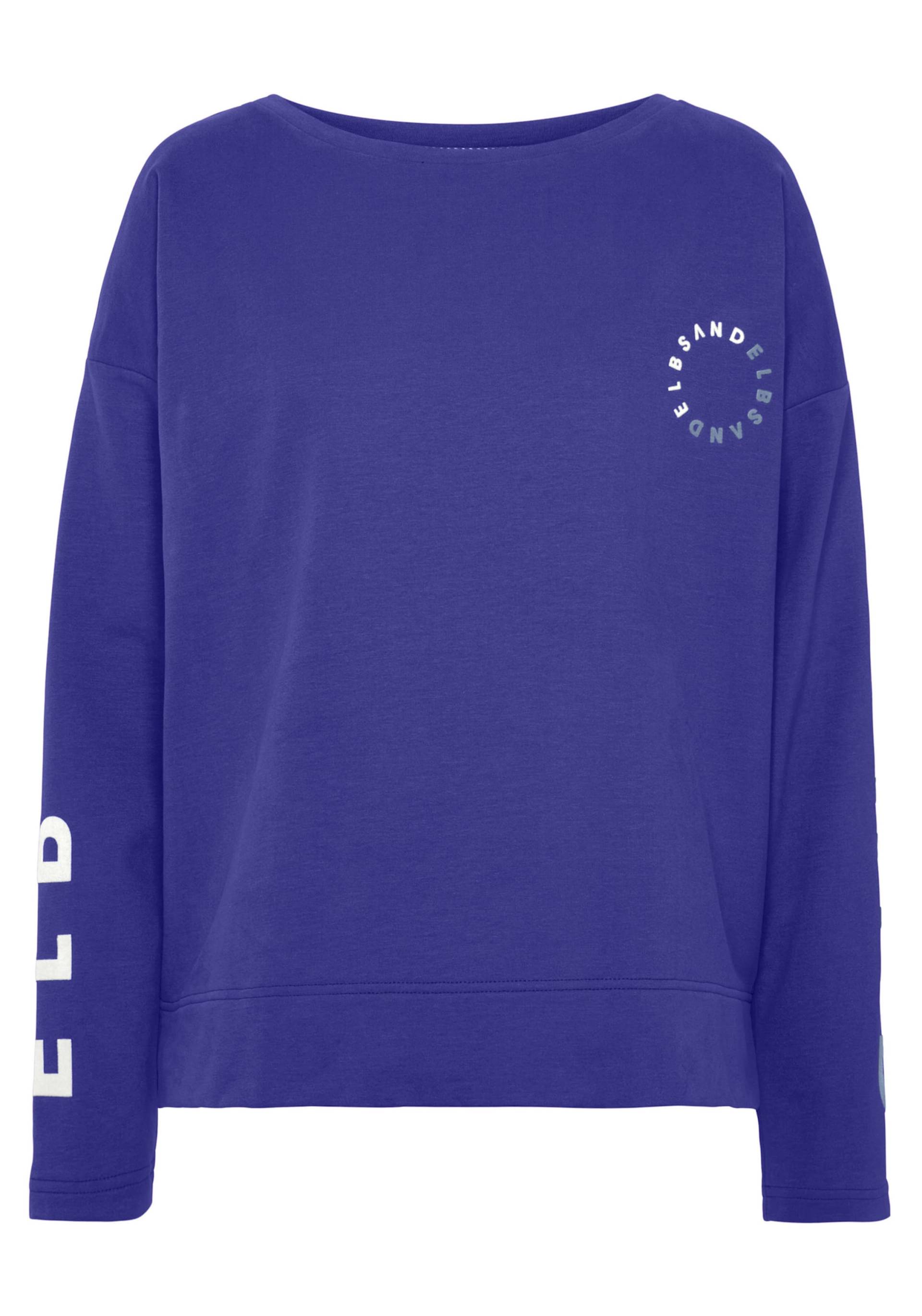 Sweatshirt in blau von Elbsand
